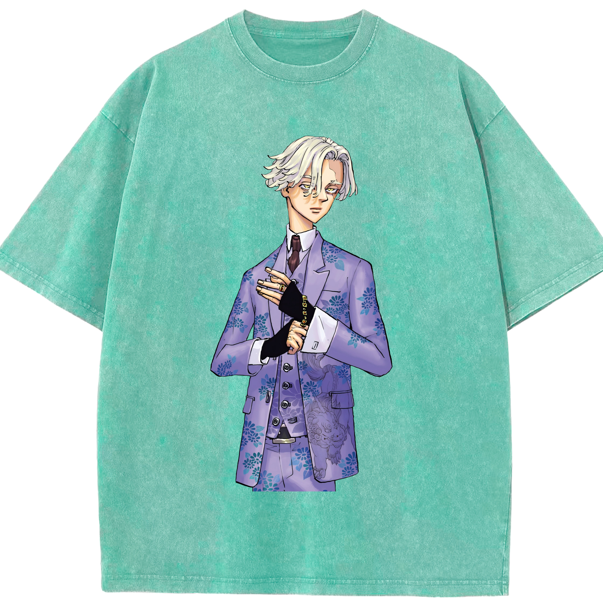 （画像用） 東京リベンジャーズ Tokyo Revengers 綿100% ヴィンテージ風 半袖Tシャツ（フロントプリント）